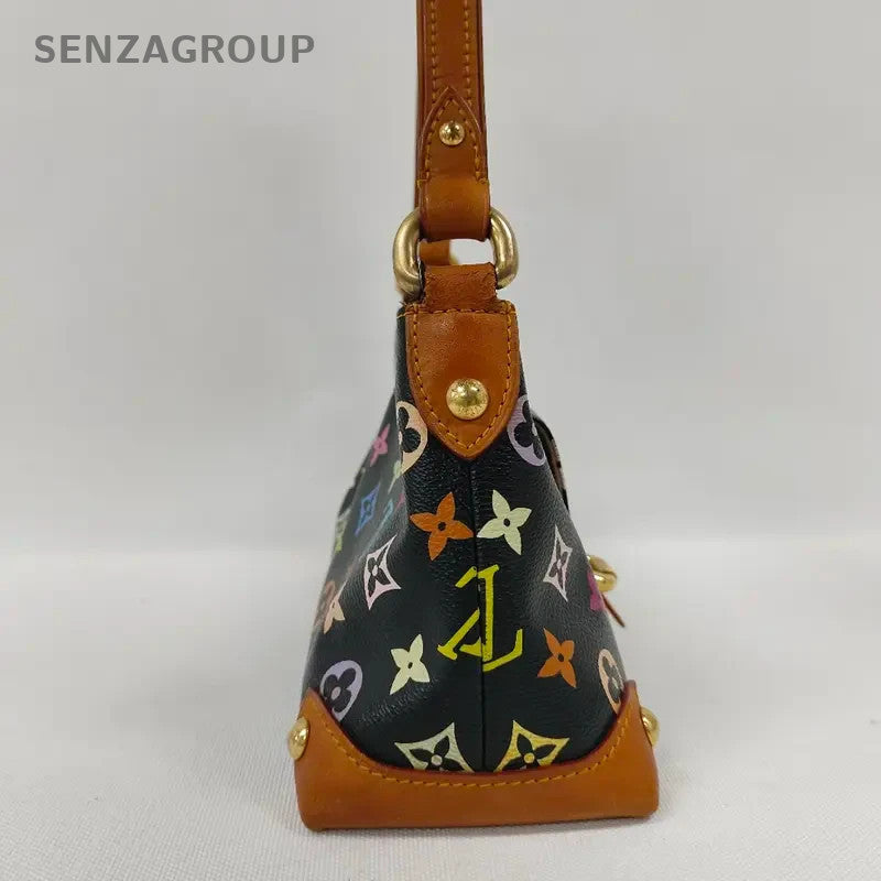SJ0001 Louis Vuitton vcoated canvas Crossbody Bags Eliza Black Multicolore