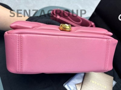 Bulgari Serpenti Forever Shoulder Bag Red Gold Chain Classic Women's Fashion
