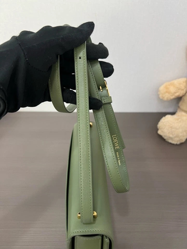 Loewe Green Goya Crossbody Shoulder Bag For Women
