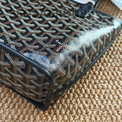 Goyard Anjou Mini Black Tote Shoulder Bag Classic Women's