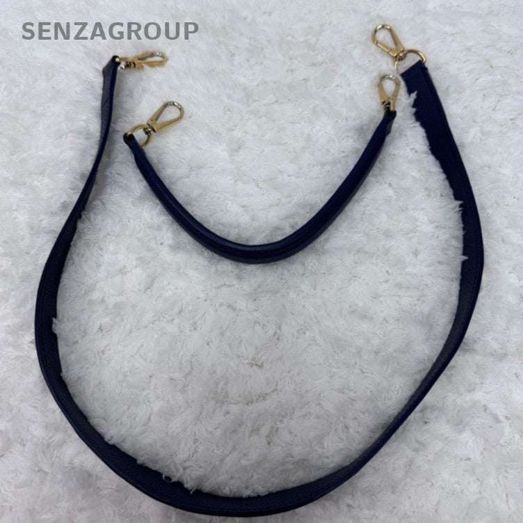 Louis Vuitton Monogram Hobo Shoulder Bag Blue Gold Women Classic