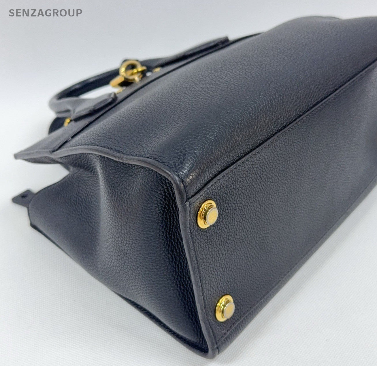 Louis Vuitton City steamer 2Way Top Handle Bag Crossbody Black Gold Women