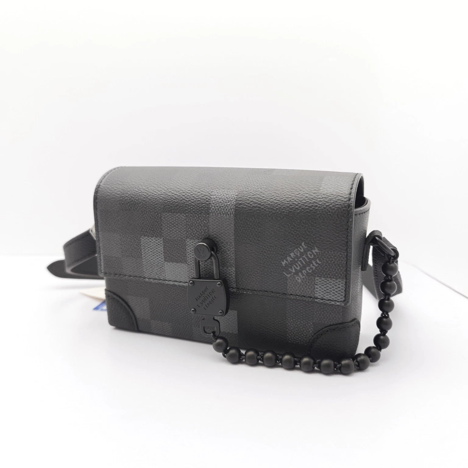 Louis Vuitton Steamer Checkerboard Black Crossbody Camera Box Bag For Women