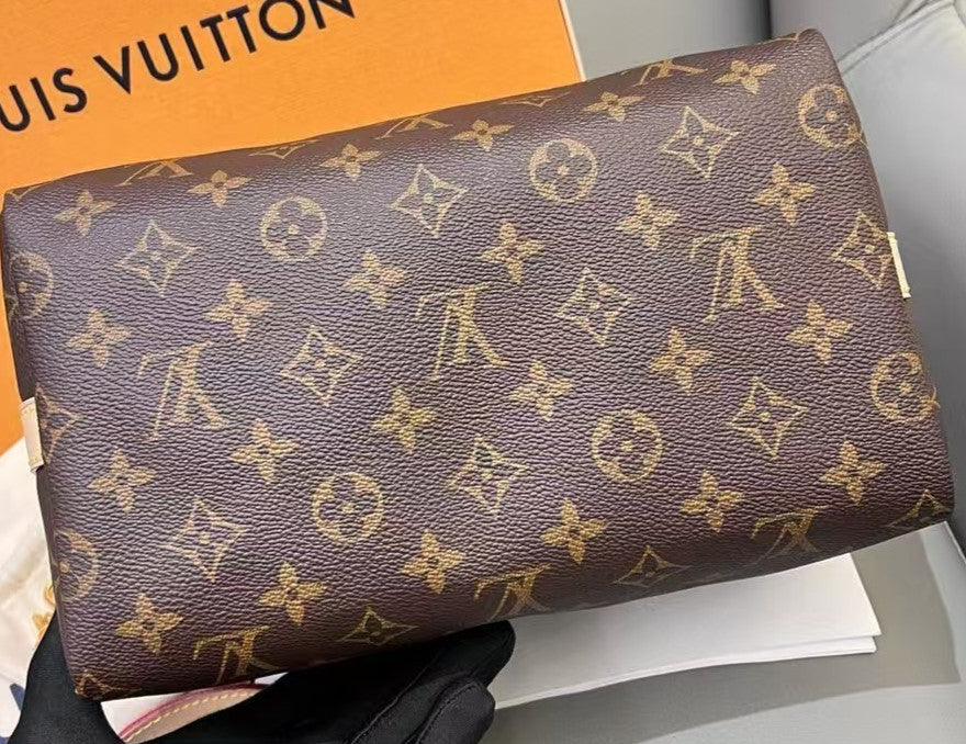 Louis Vuitton Speedy25 Monogram Handbag 2WAY Shoulder bag Crossbody