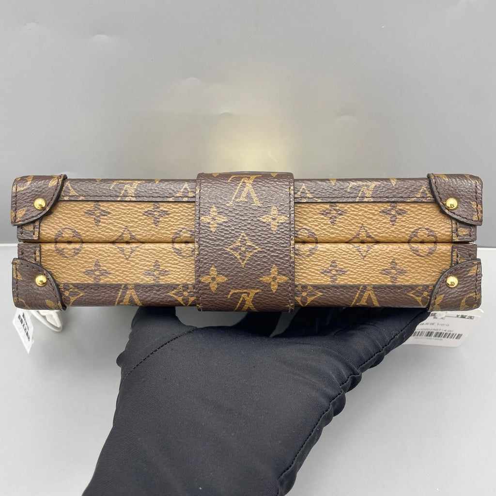 Louis Vuitton Colorblock Hard Box Clutch Bag For Women