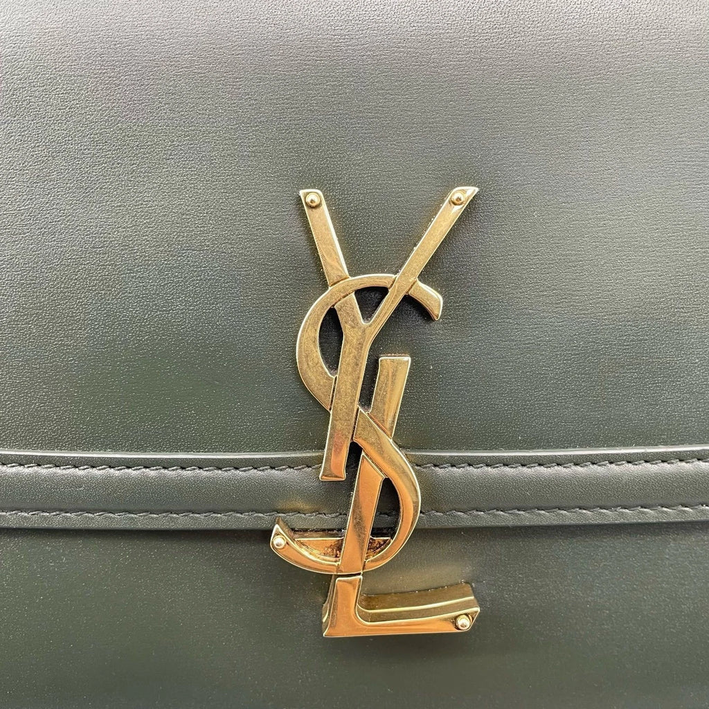 YSL Medium Green Shoulder Bag For Women