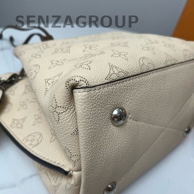 Louis Vuitton Moon Goddess Monogram Bucket Bag Beige Silver Women's Fashion
