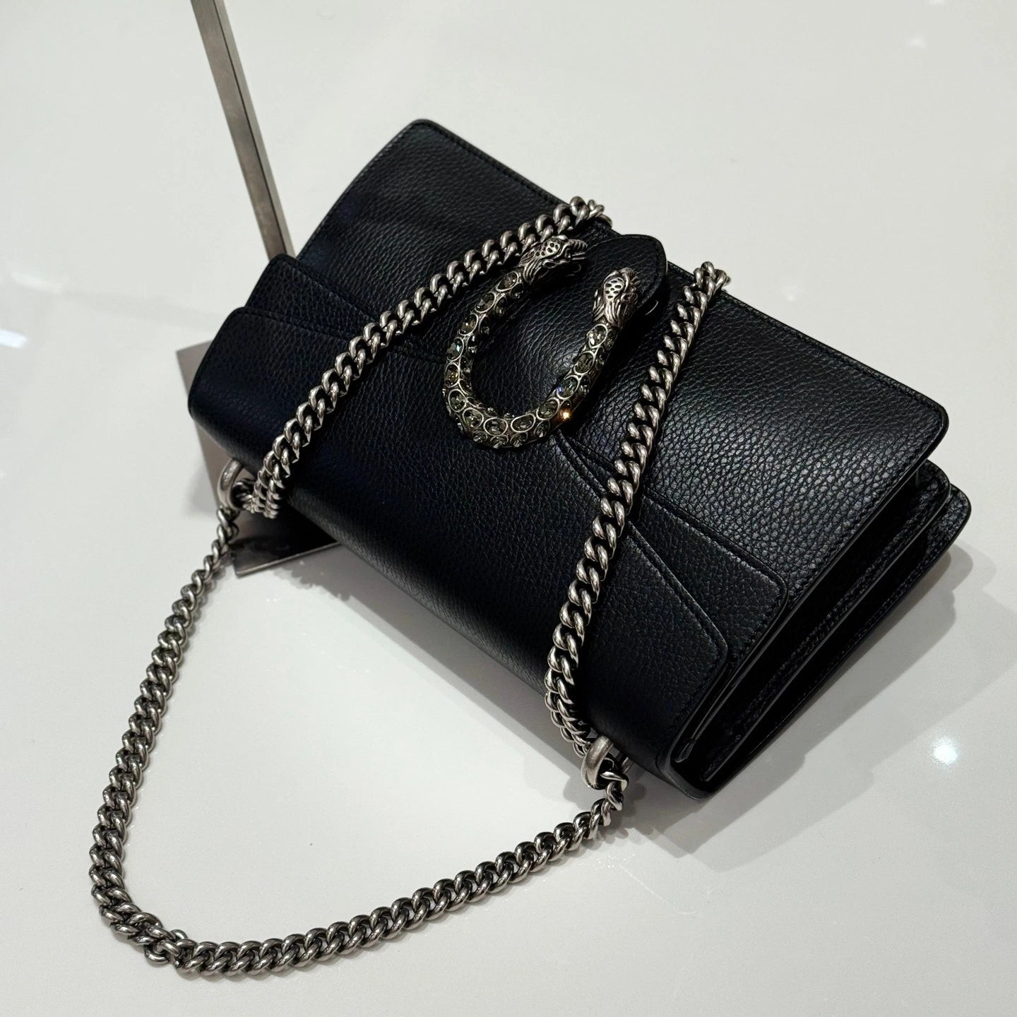 GUCCI Medium Black Dionysus Shoulder Bag For Women