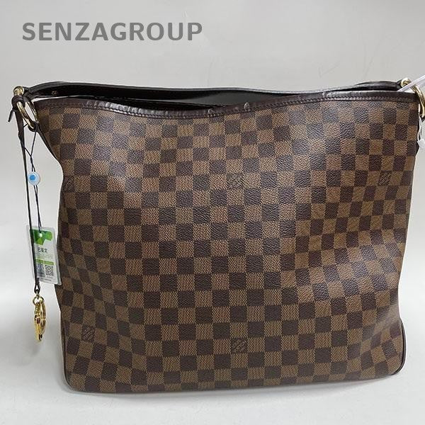 SJ0001 Louis Vuitton coated canvas Tote Bags （Z)Delightful MM damier hobo