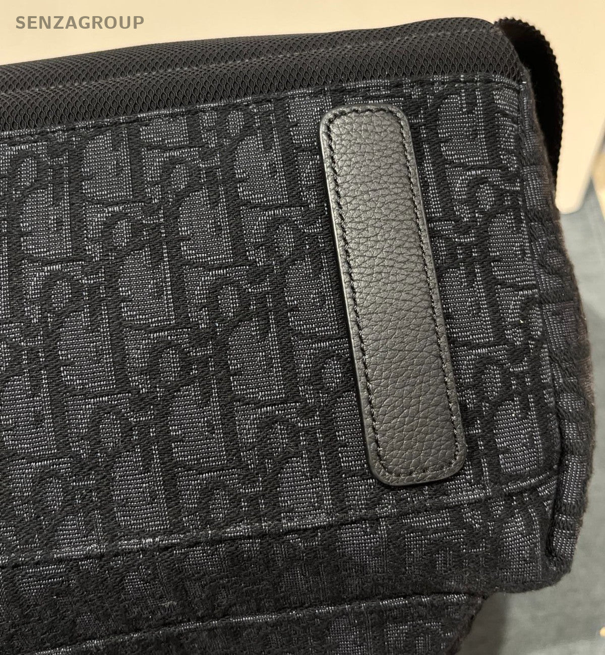 Christian Dior Rider Monogram Backpack Black Silver Unisex Adults Classic