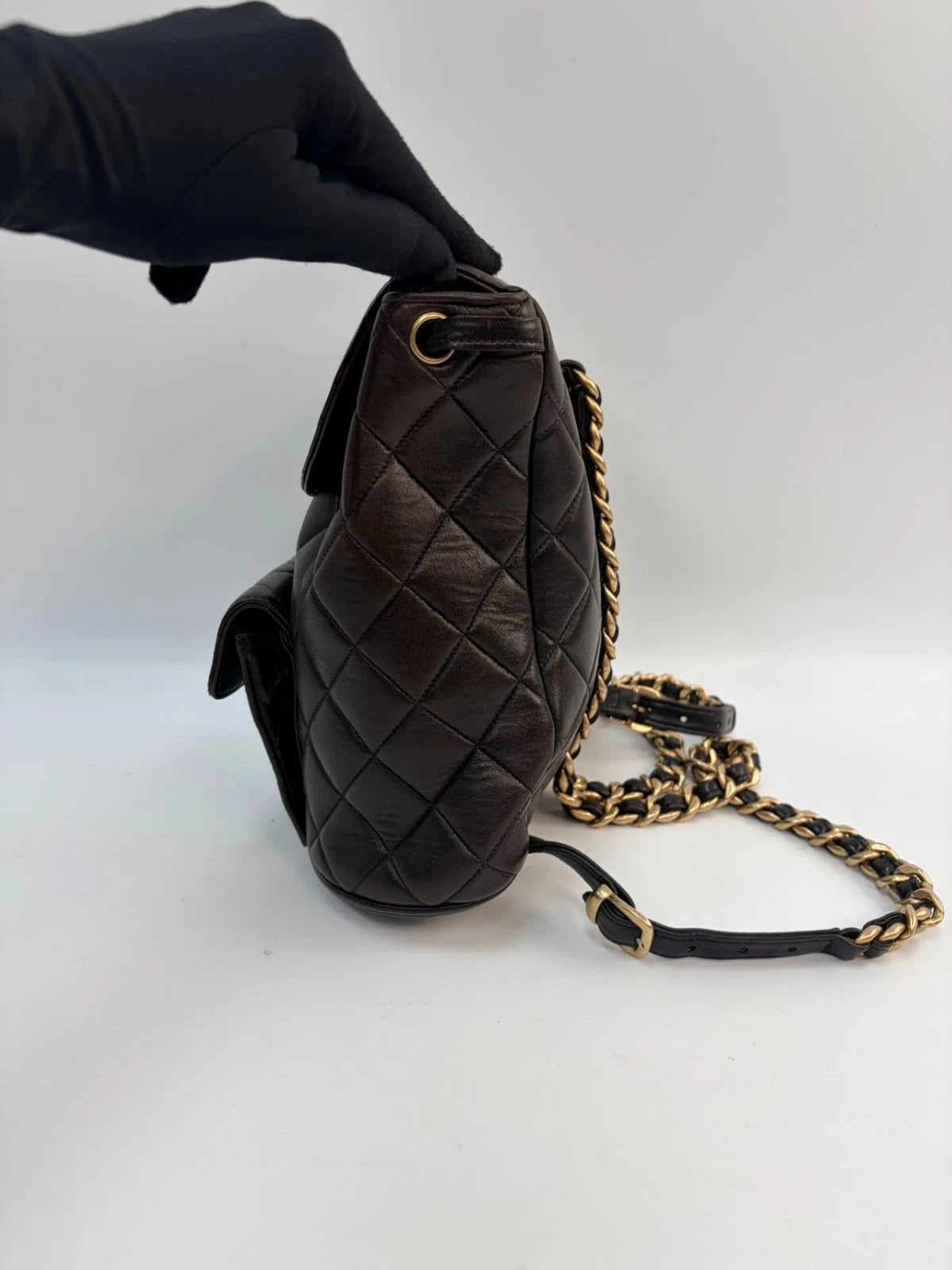 SJ0001 WZ00001 chanel Matelasse Quilted Lambskin Drawstring Backpack Z