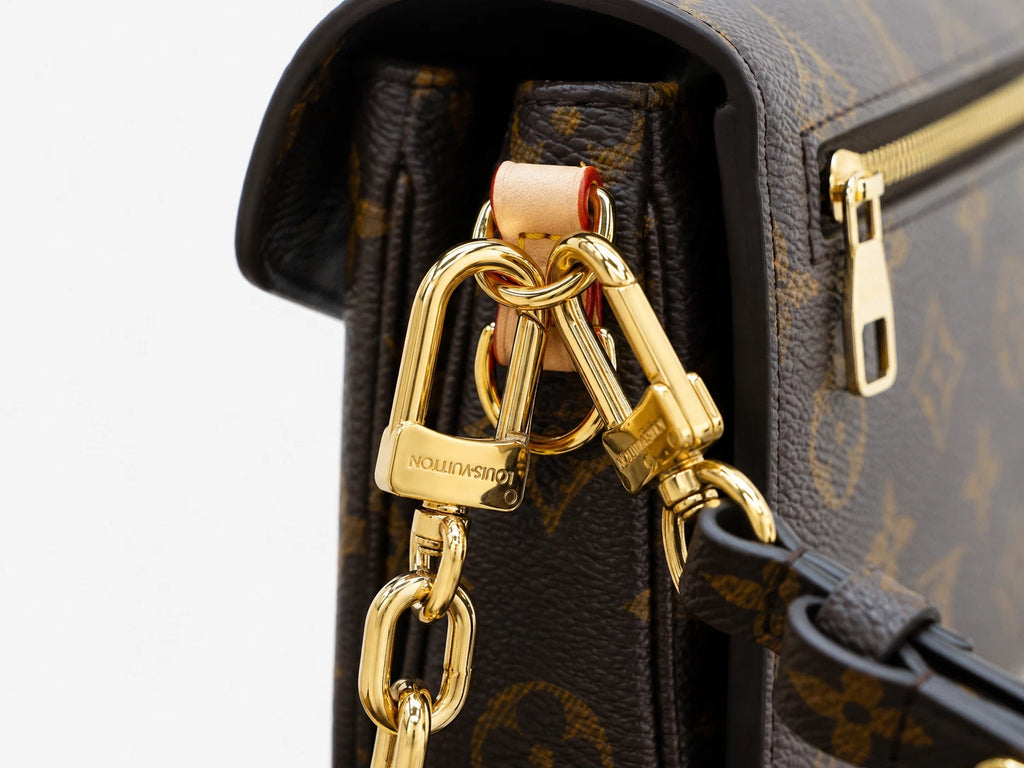 Louis Vuitton Pochette Metis East West Monogram Chain 2way Handbag Shoulder Bag