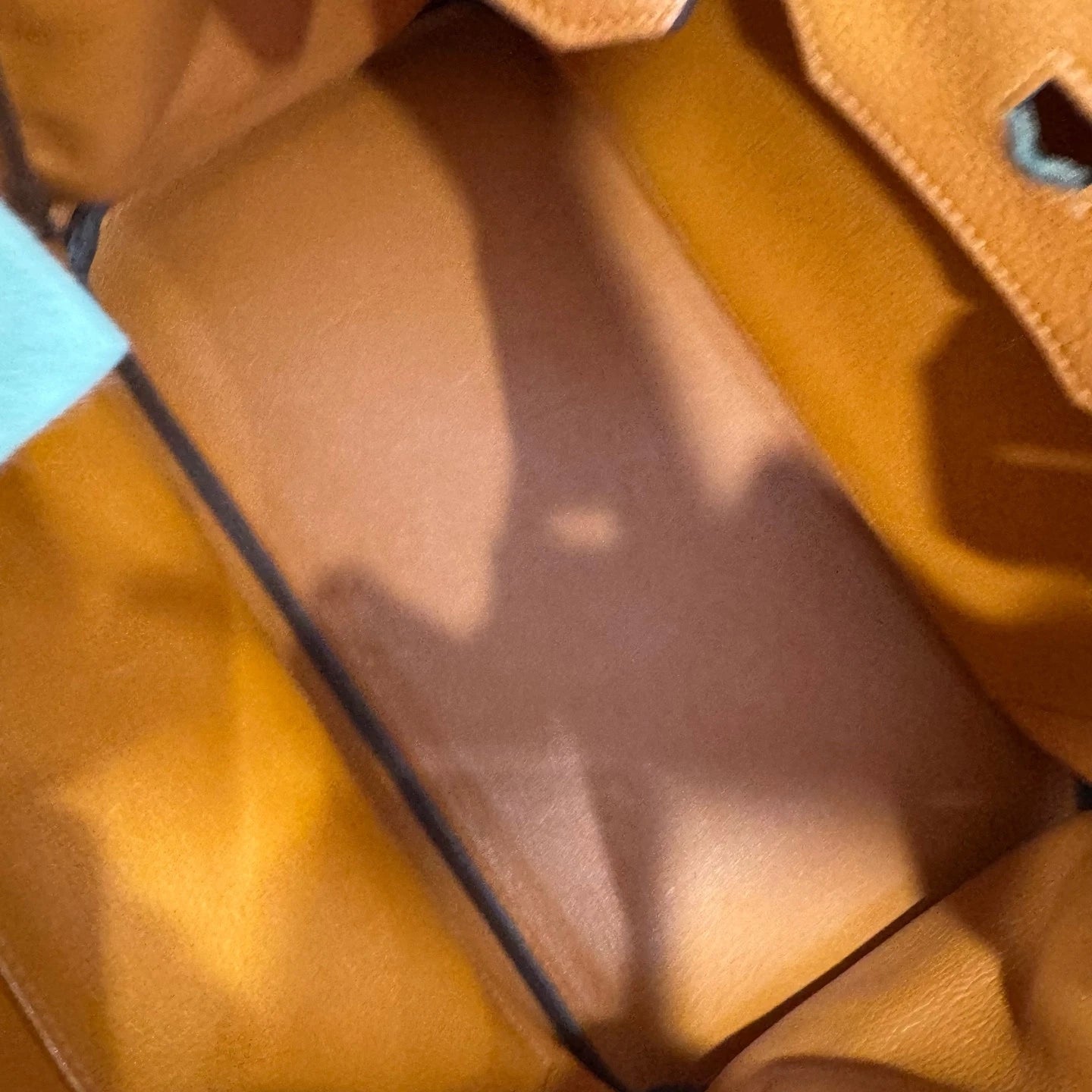 Hermes Birkin35 Orange Leather Handbag For Women