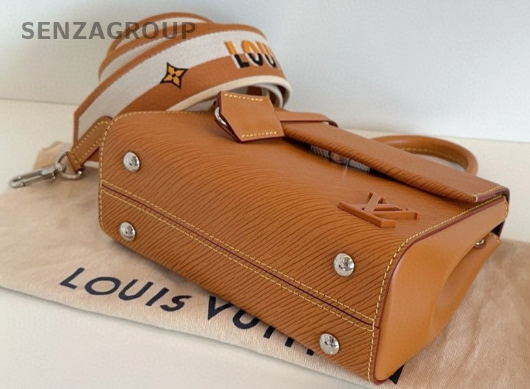 Louis Vuitton Cluny BB caramel color Epi Top Handle 2way Shoulder bag Women