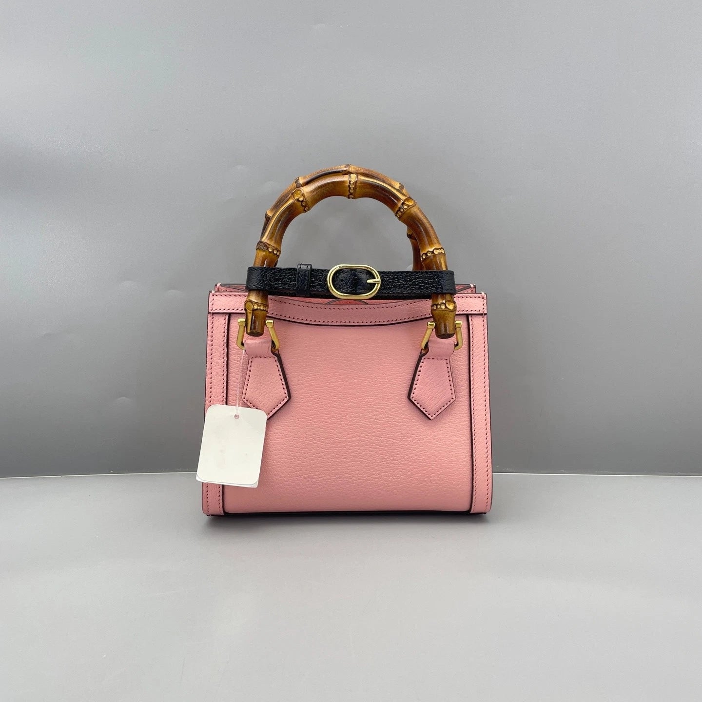 GUCCI Leather Diana Bamboo Mini Top Handle Bag For Women