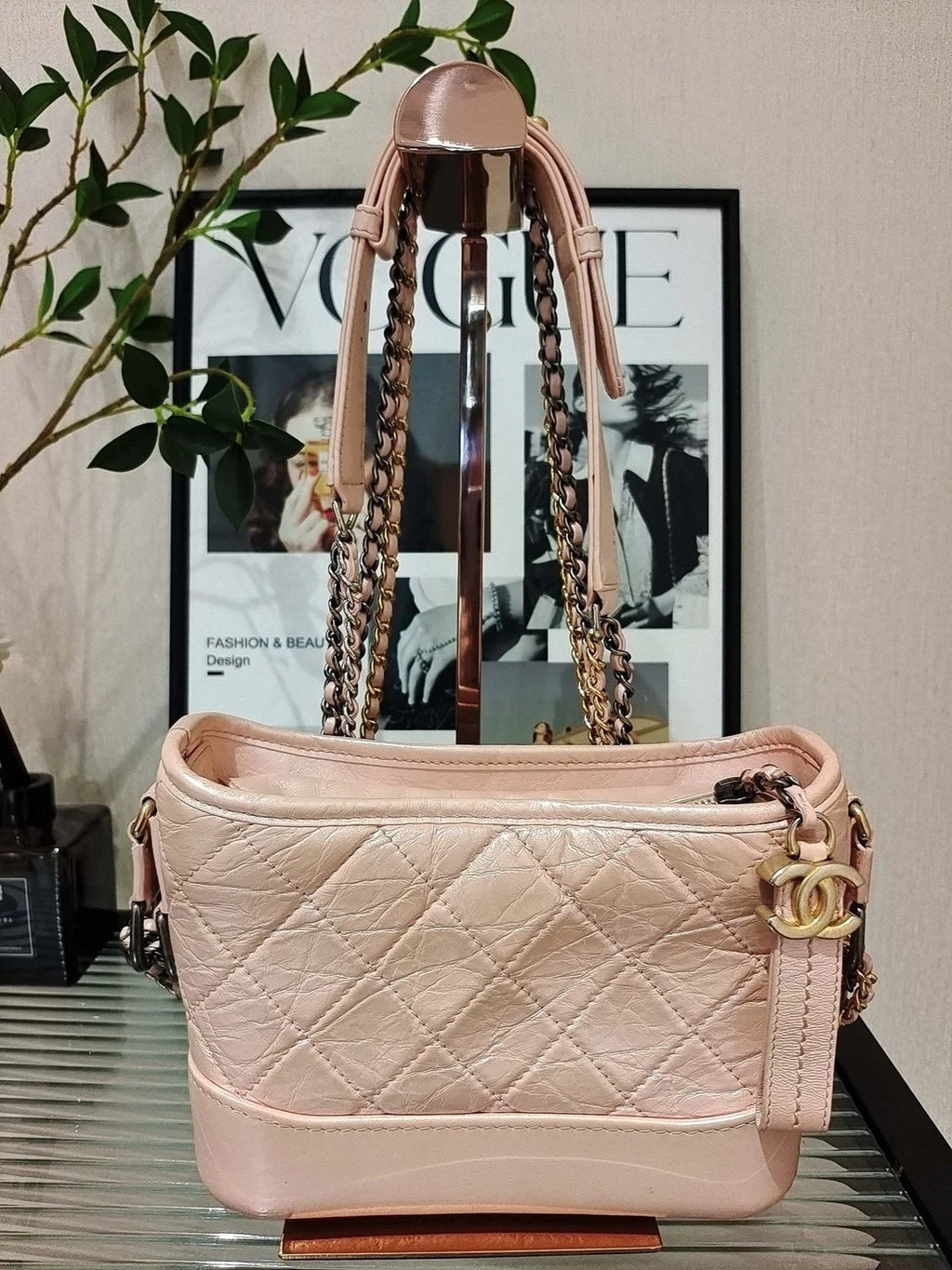 Authentic CHANEL Small Gabrielle Crossbody Bag For Women Pre-owned