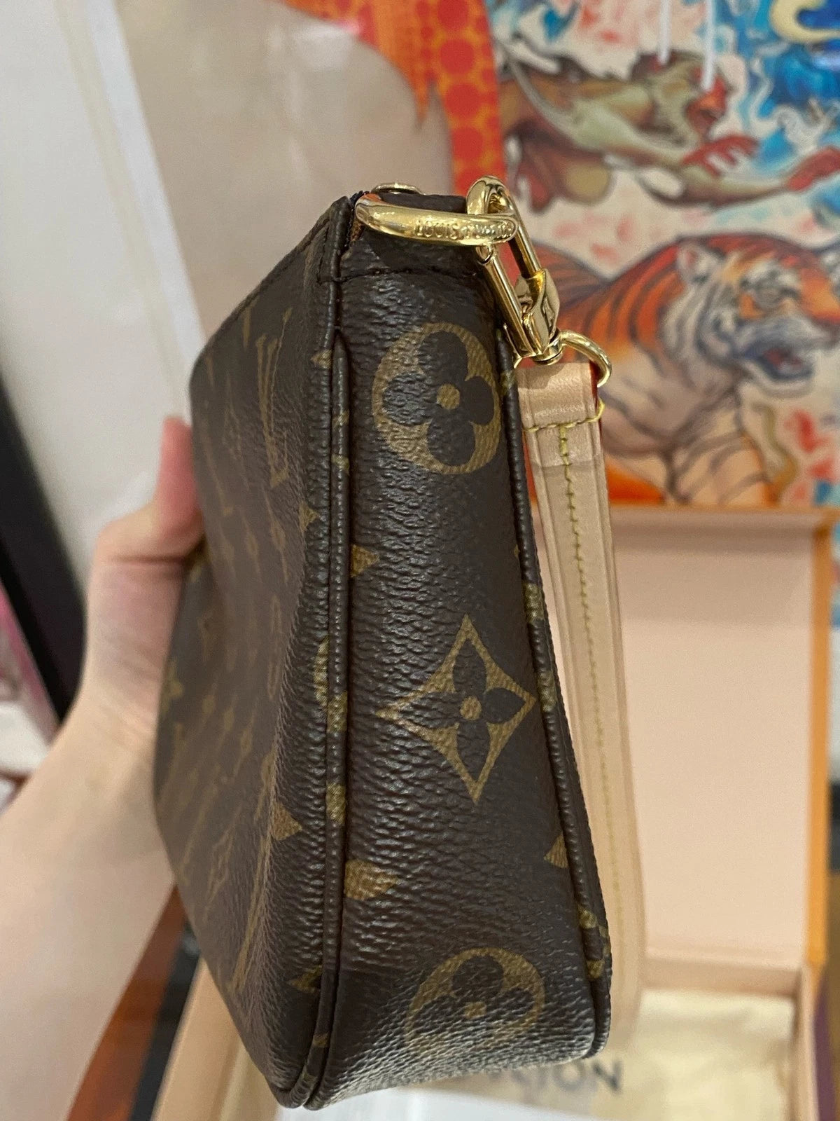 Louis Vuitton Large Mahjong Bag Women Shoulder Crossbody Bag