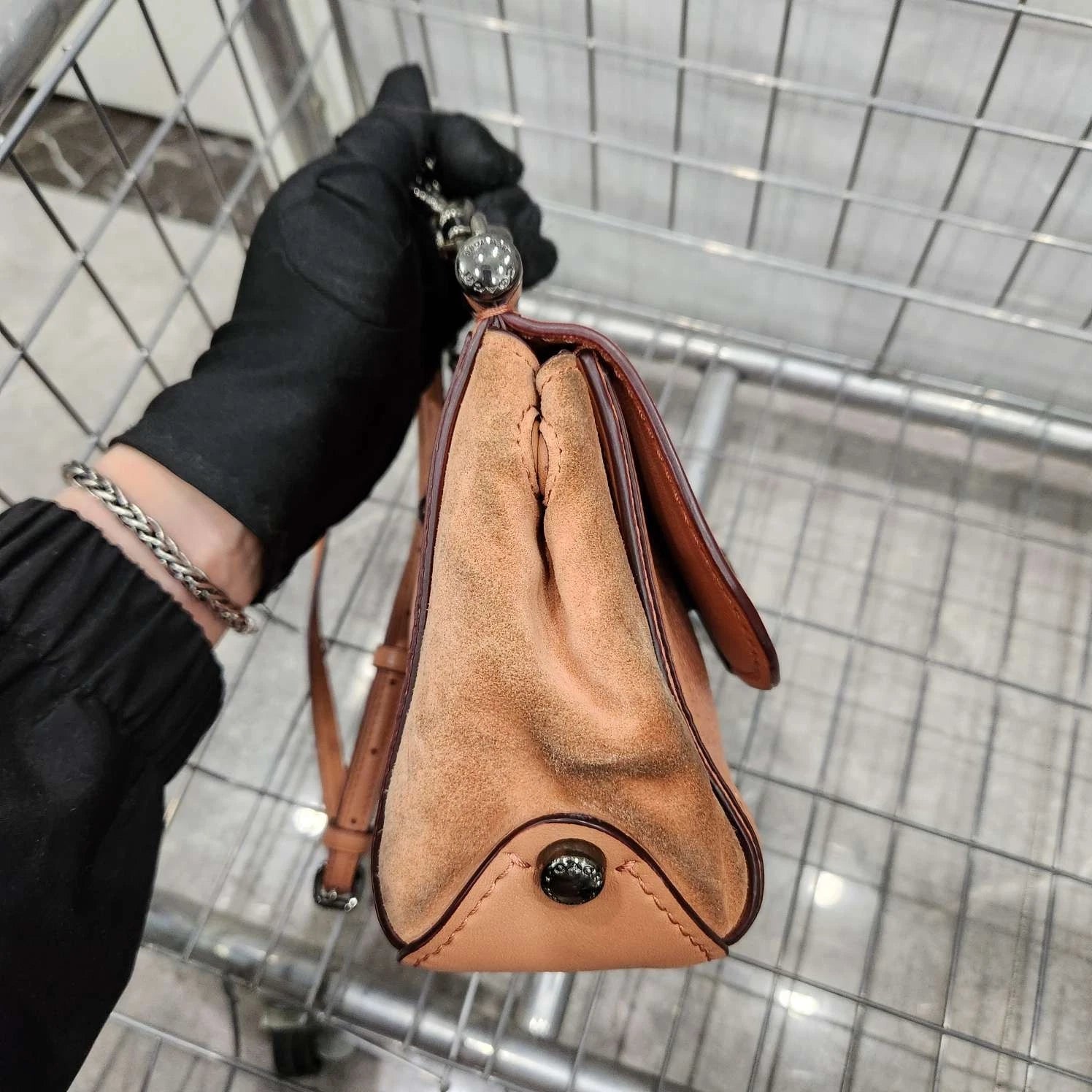 Coach Canvas Tote Shoulder Bag For Women