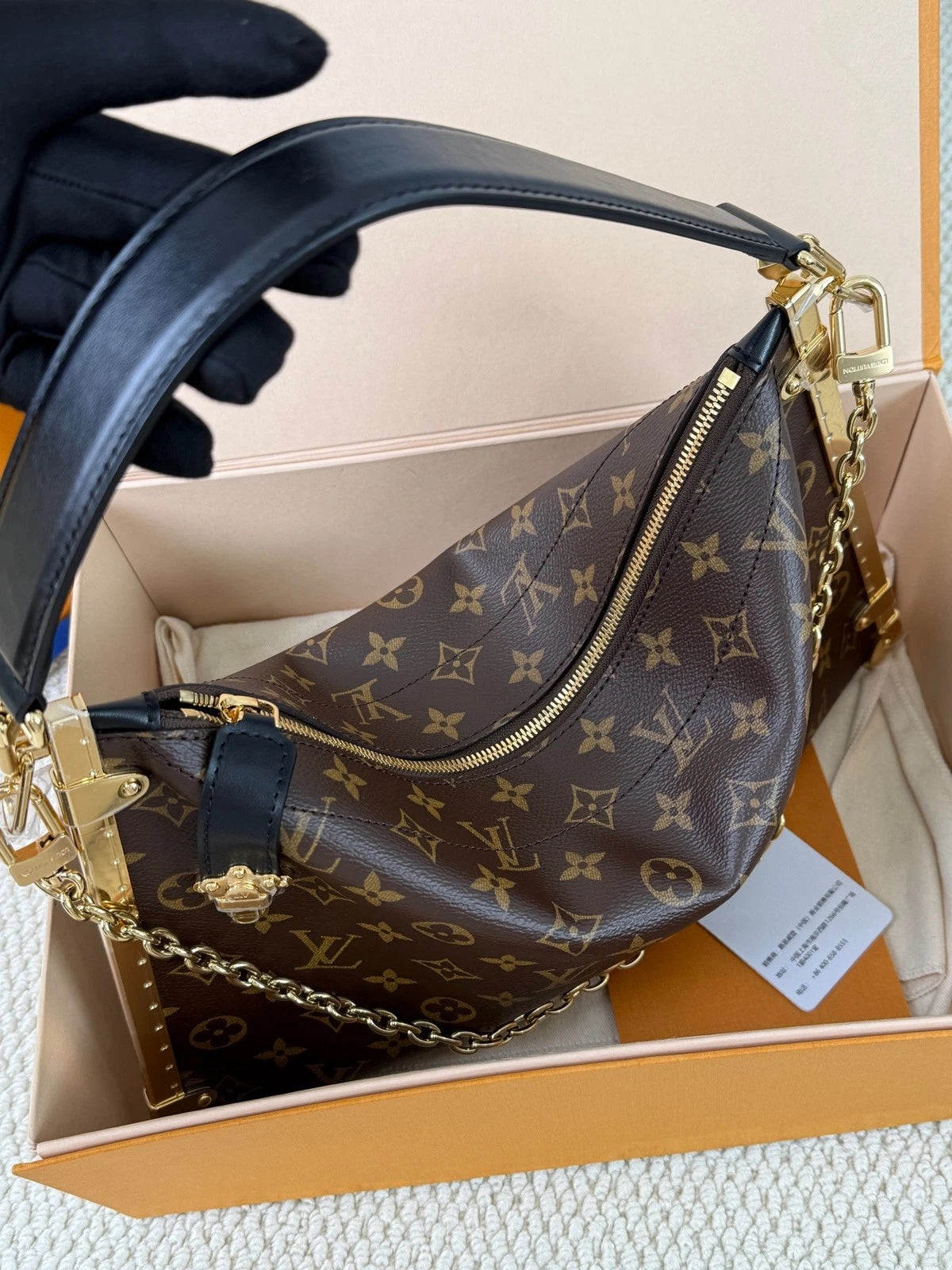 Louis Vuitton FW24 New Lucky Trunk Clutch Handbag For Women