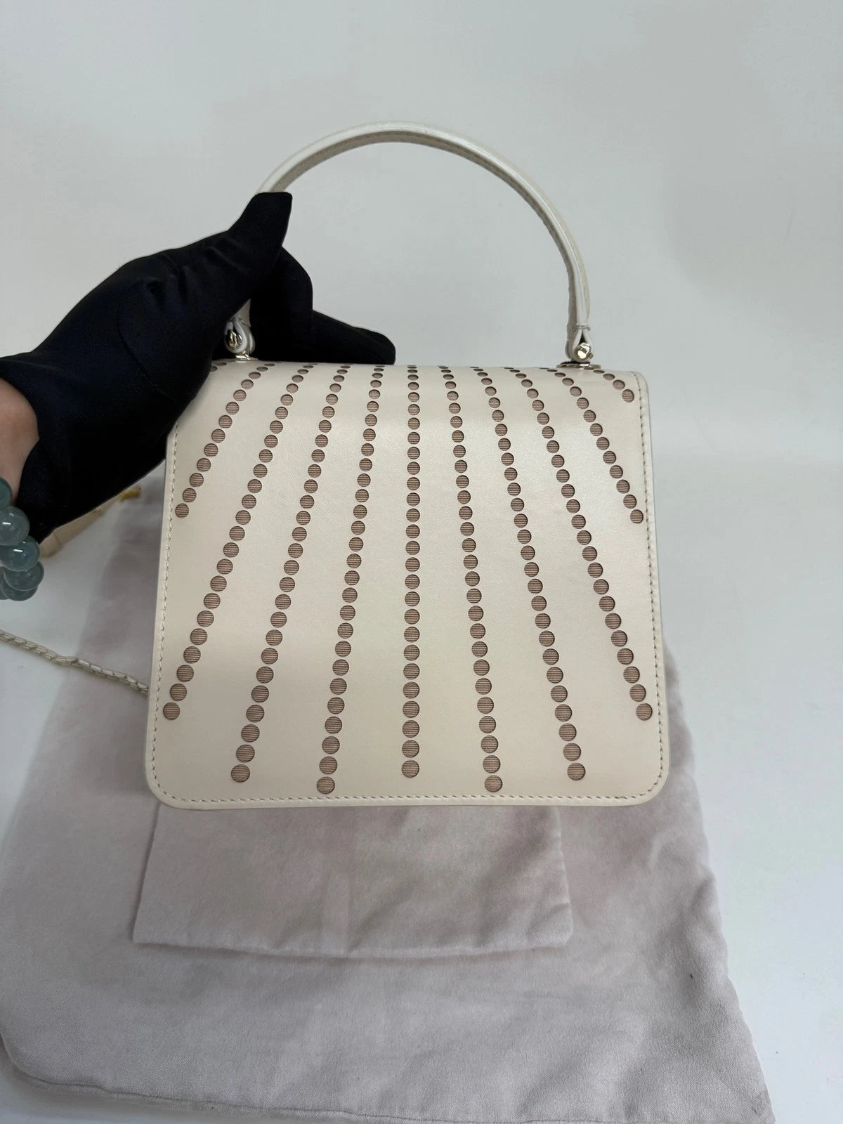 Bvlgari Serpenti Accordion Shoulder Bag Leather For Women