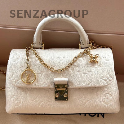 Louis Vuitton Madeleine Nano Embossed Leather Chain Shoulder Bag for Women