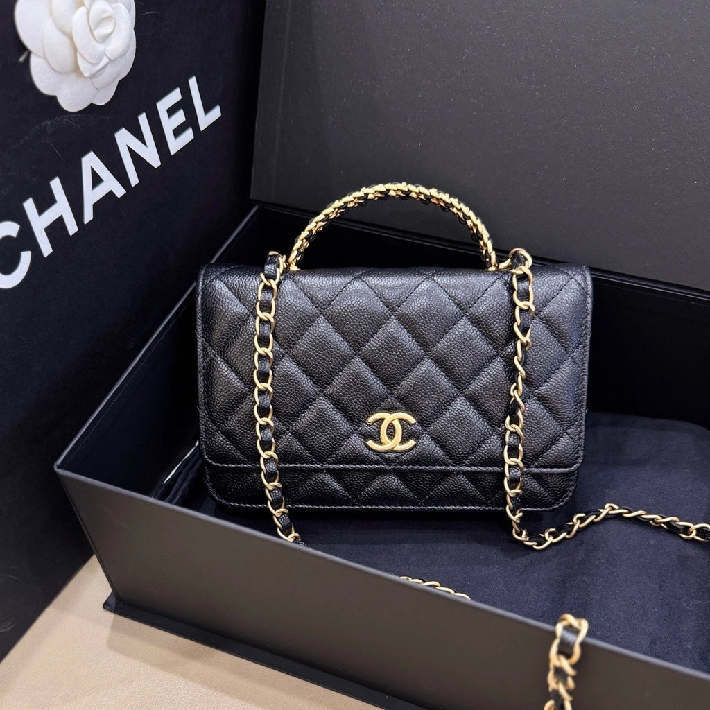 CHANEL Hollow Letter Handle WOC Chain Crossbody For Women