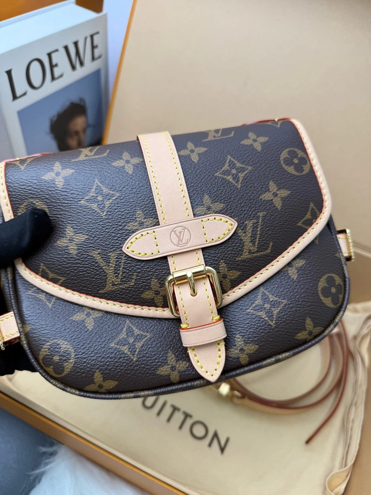 Louis Vuitton Twinstar BB Canvas Crossbody Handbag For Women