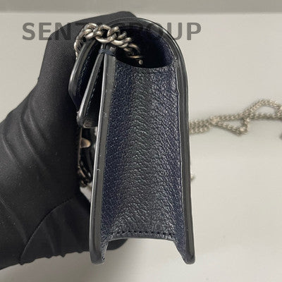 Gucci Dionysus Mini Chain Shoulder Bag in Black & Beige - Classic Women's