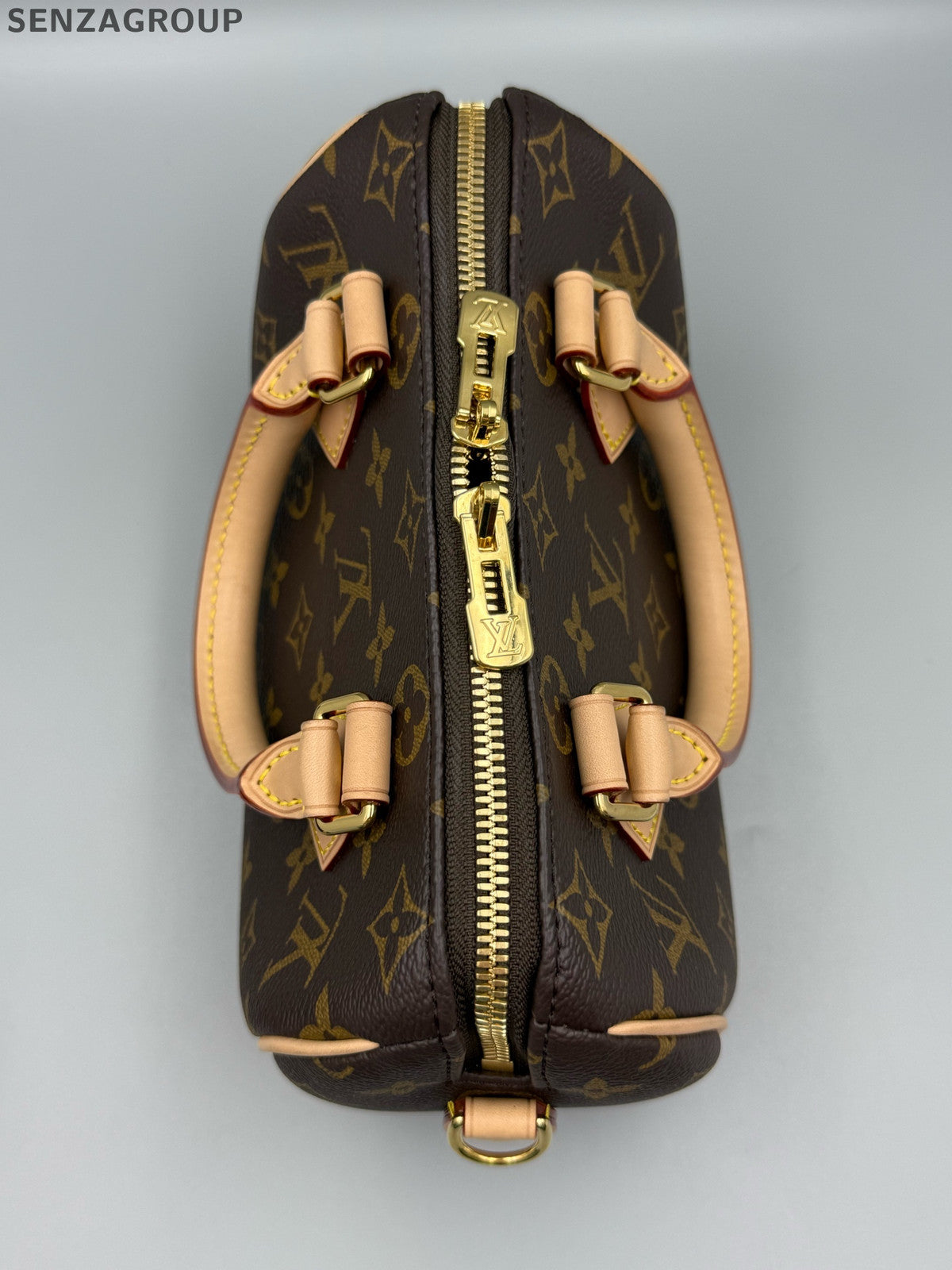 Louis Vuitton Speedy 20 Monogram Handbag Brown Classic Women's Bag
