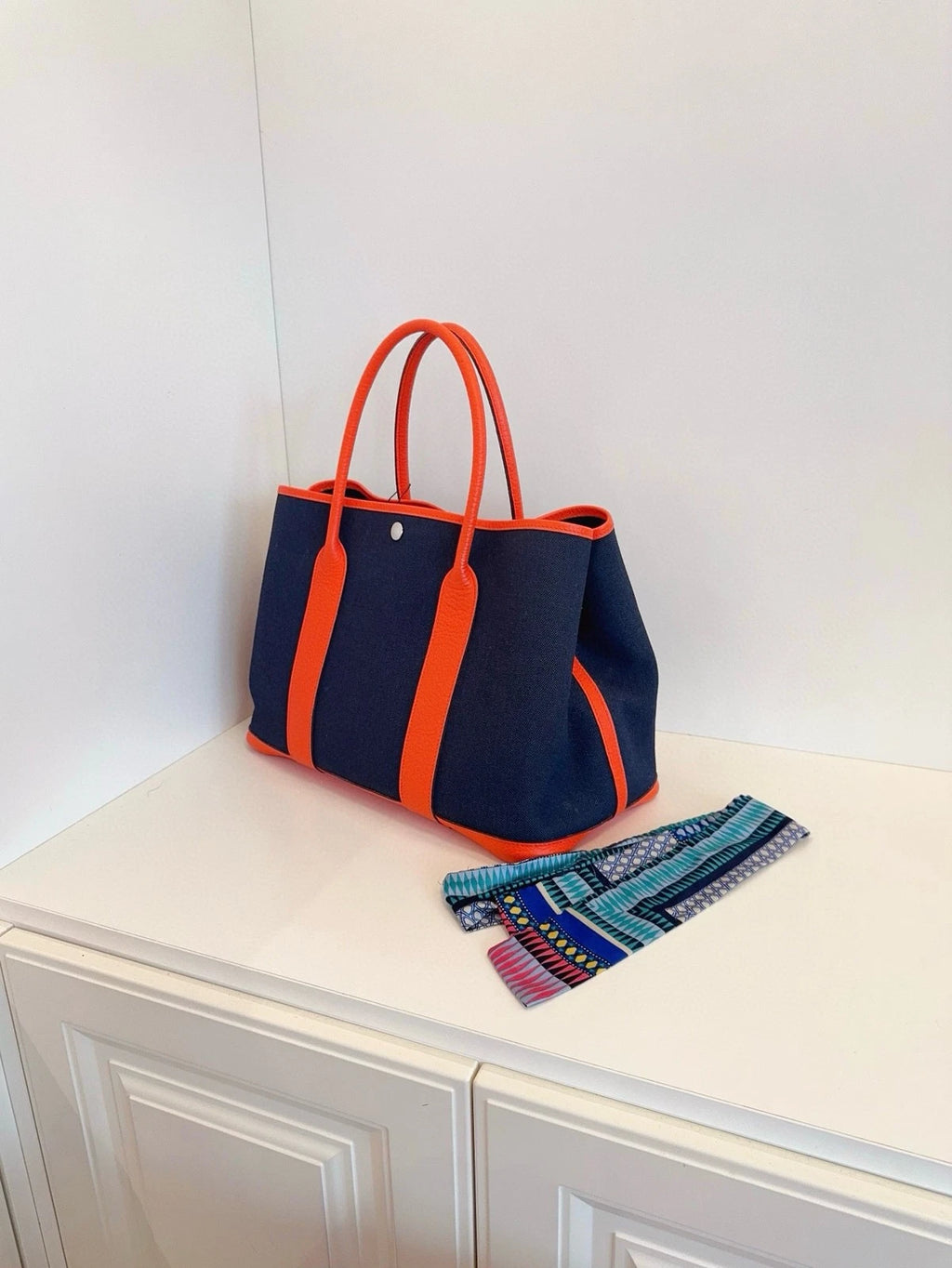 Hermes Garden Party36 Canvas Tote Bag For Women