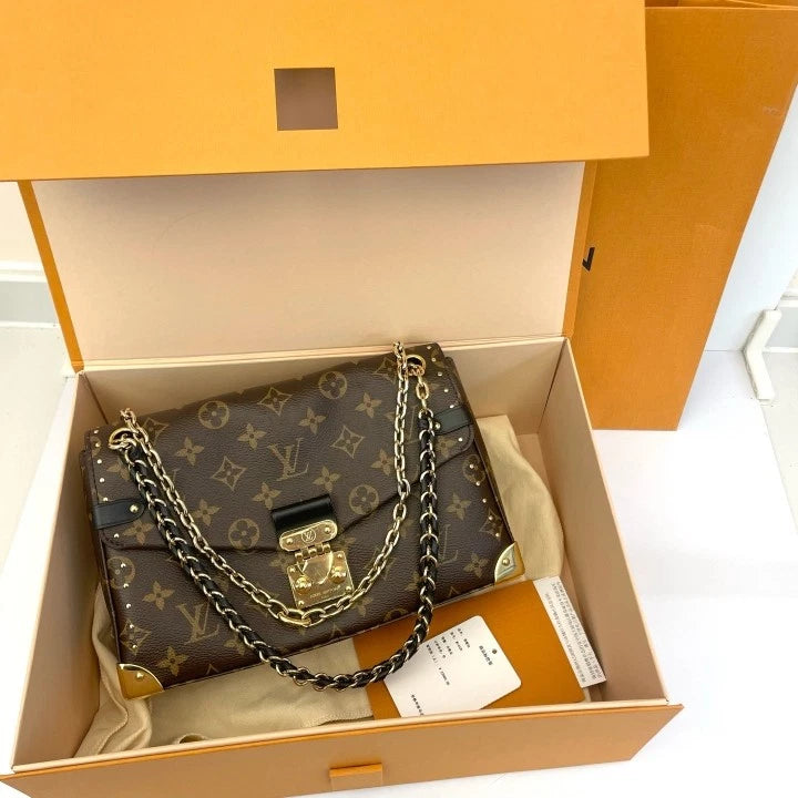 Louis Vuitton 2025 Trunkie Monogram Canvas Crossbody Bag Women
