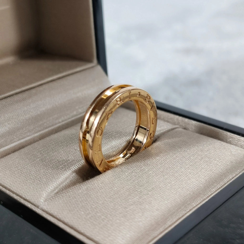 Bvlgari B.Zero1 18k Rose Gold 1 Band Ring EU49/US4.75