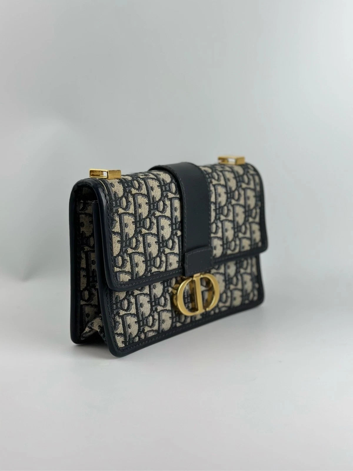 Dior Montaigne 30 Small Monogram Canvas Shoulder Bag For Women