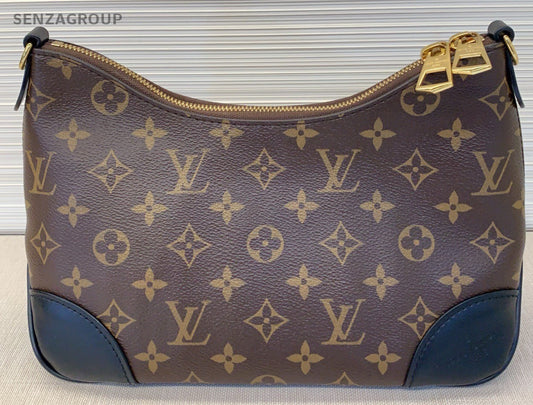 Louis Vuitton Monogram Chain Shoulder Bag Crossbody Brown Gold Women Classic
