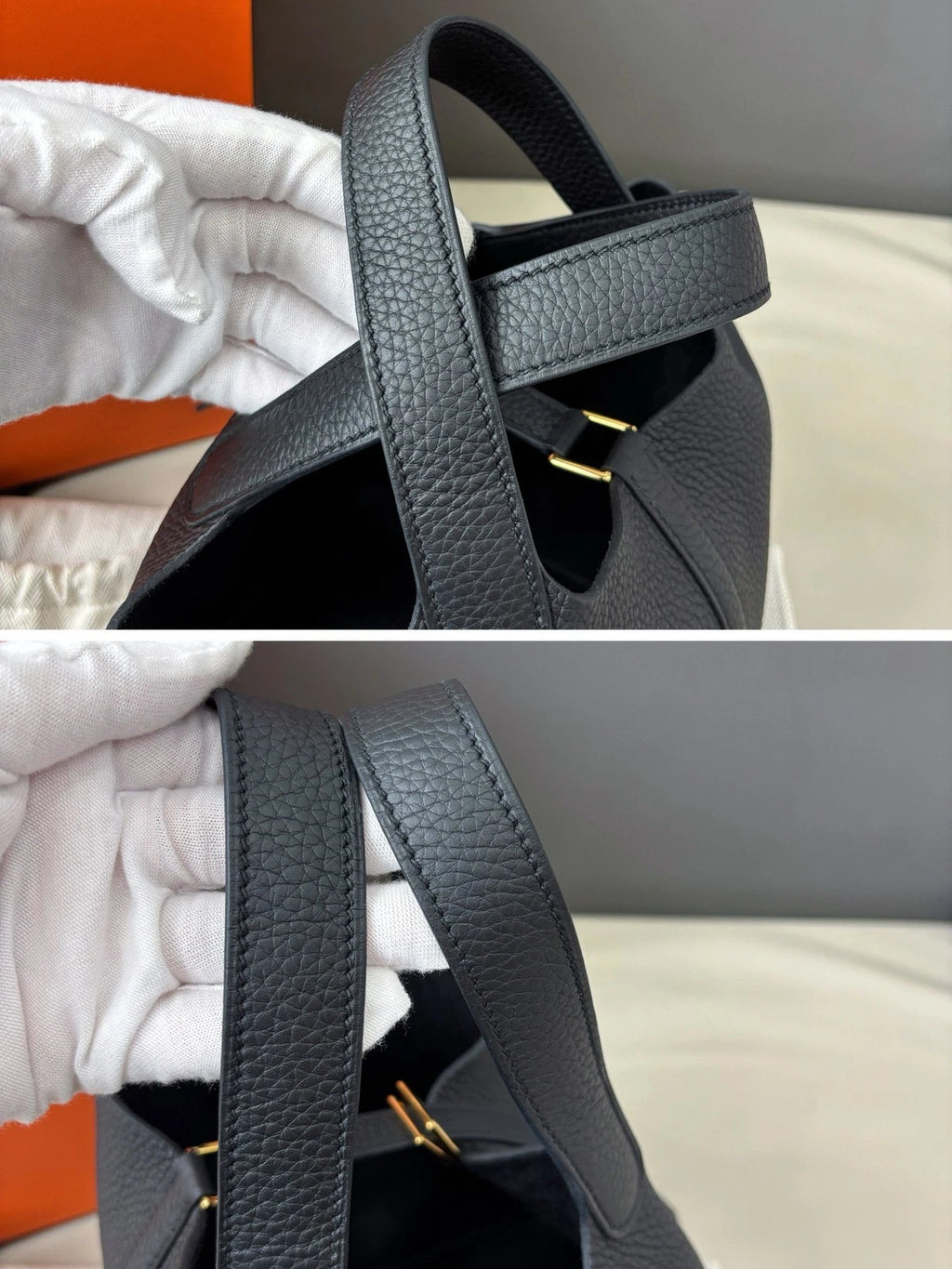 Hermès Picotin 18 Handbag Black Women Classic
