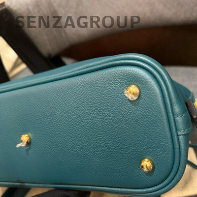 Hermès Bolide 25 Bag Evercolor Leather Cypress Green Gold Hardware