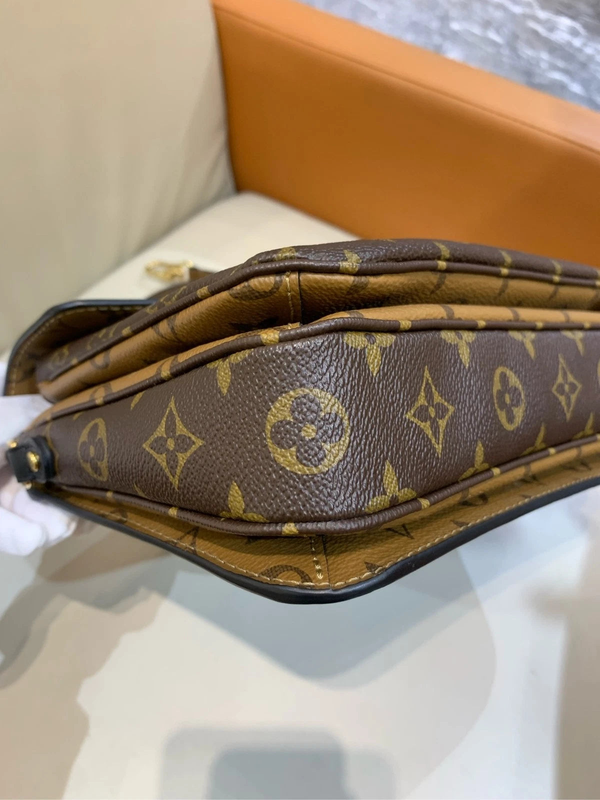 Louis Vuitton Canvas Colorblock Messenger Bag For Women