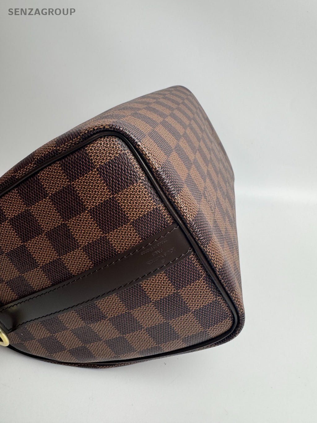 Louis Vuitton Speedy25 Damier Ebene 2WAY Shoulder Handbag Brown Women Classic