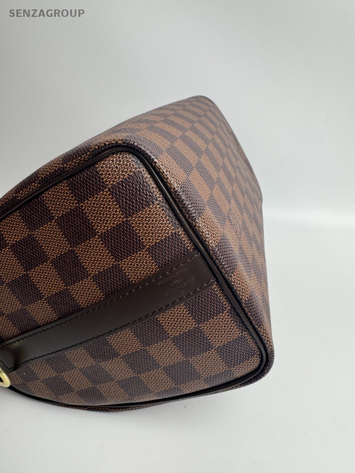 Louis Vuitton Speedy25 Damier Ebene 2WAY Shoulder Handbag Brown Women Classic