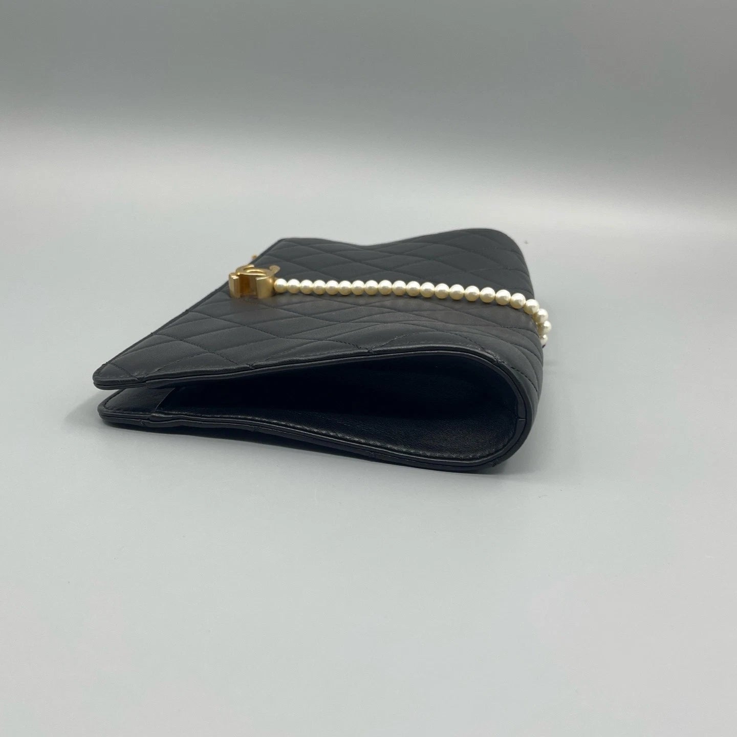Chanel Quilted Lambskin Clutch Bag For Women
