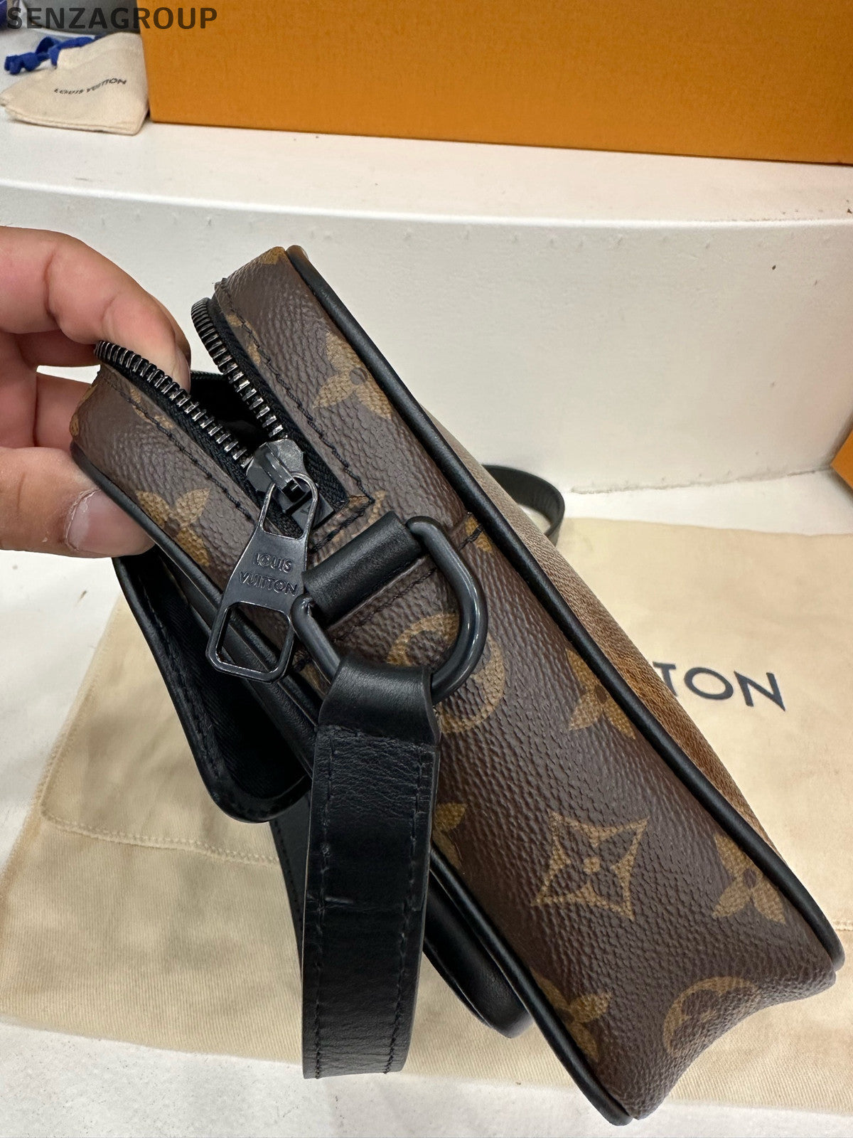 Louis Vuitton Monogram Christopher Camera Crossbody Bag Unisex Classic