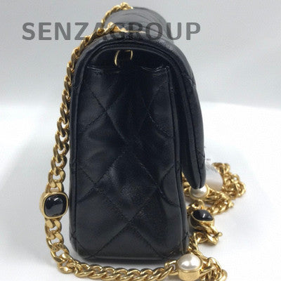 Chanel Lambskin CF Mini Flap Bag - Women's Fashion Shoulder Crossbody