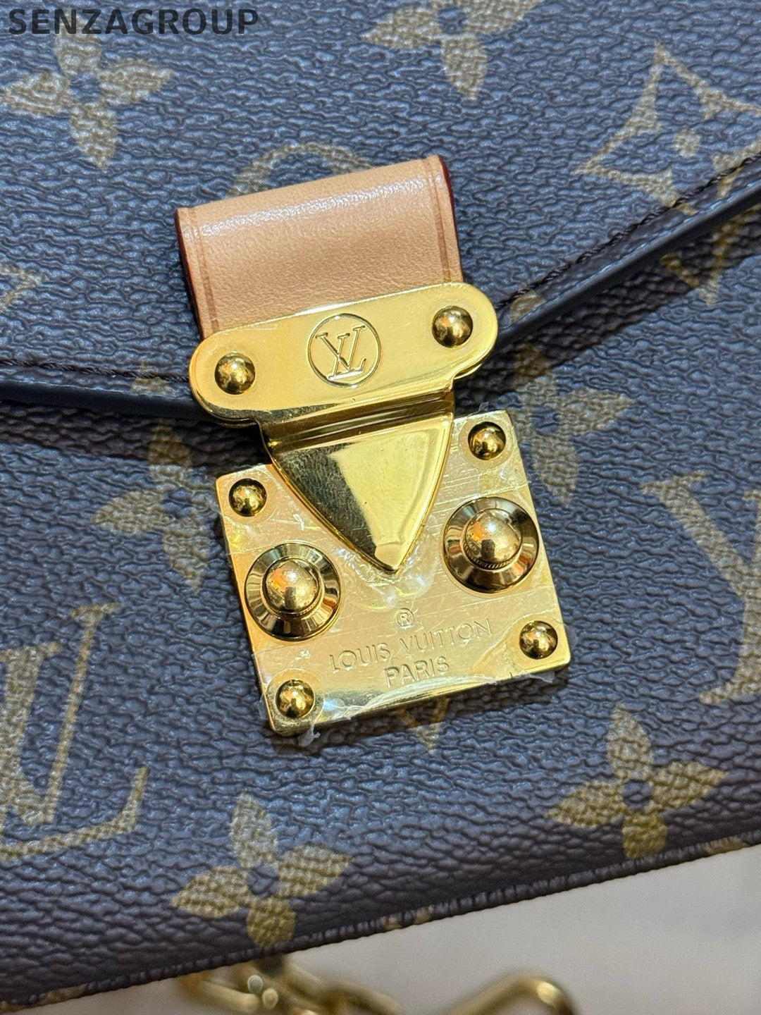 Louis Vuitton Monogram Pochette Metis Crossbody Bag Brown for Women