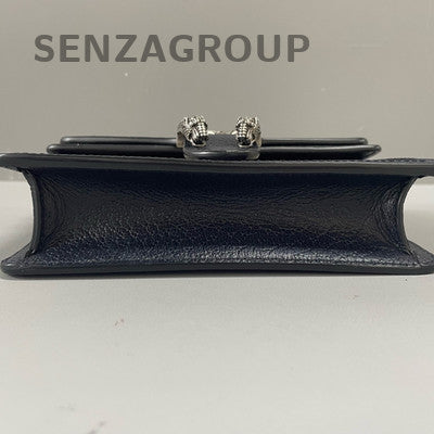 Gucci Dionysus Mini Chain Shoulder Bag in Black & Beige - Classic Women's