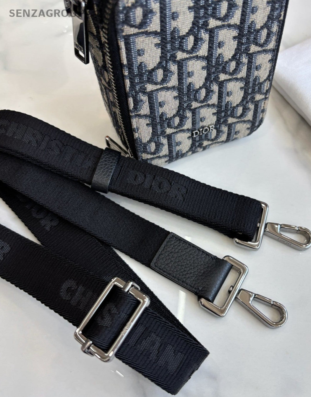 Christian Dior  Rider Oblique Camera Bag Shoulder Crossbody Bag Black