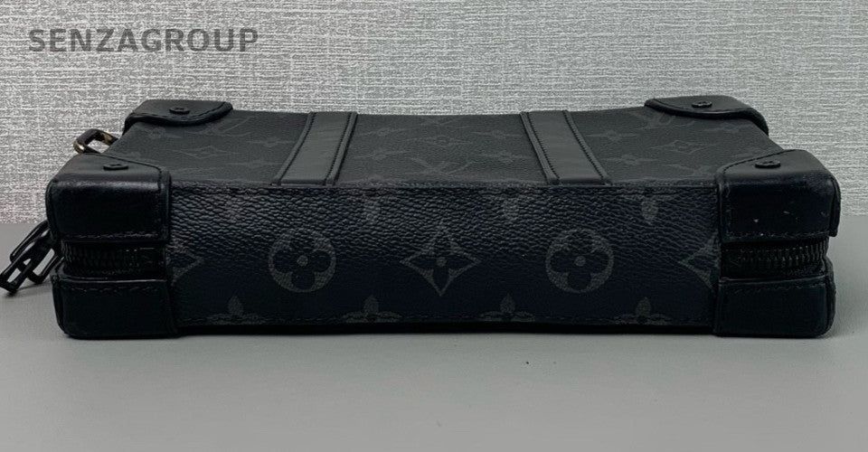Louis Vuitton Black Monogram Trunk Wallet Shoulder bag Crossbody