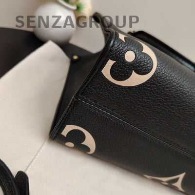 Louis Vuitton OnTheGo PM Tote Bag in Black & White Monogram - Women's