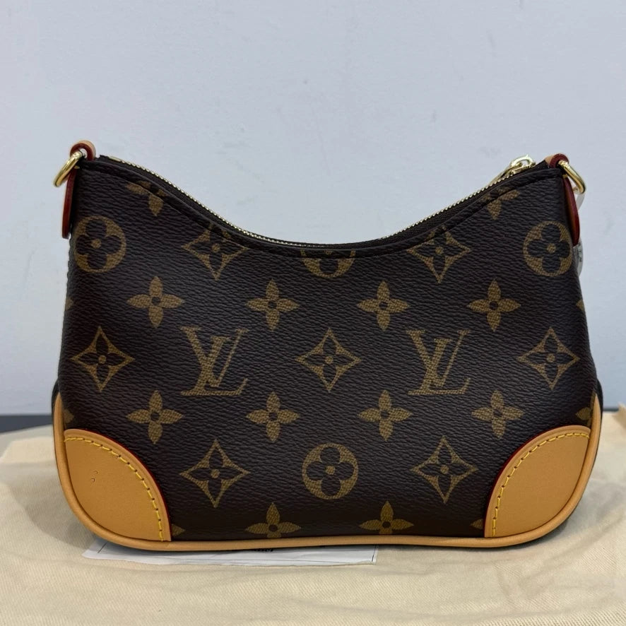 Louis Vuitton Boulogne Monogram Canvas Shoulder Bag Excellent