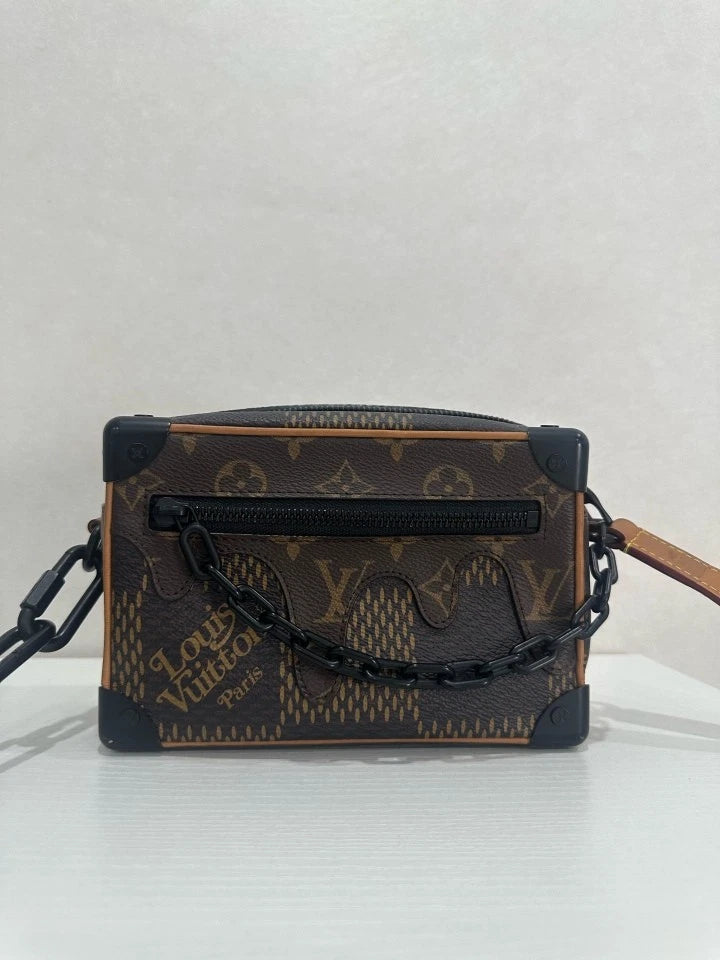 Pre-owned Louis Vuitton x Nigo Soft Trunk Canvas Box Bag Unisex