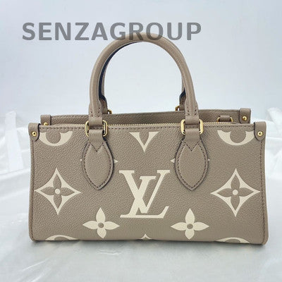 Louis Vuitton OnTheGo Grey Gold Tote Bag - Leather Handbag for Women